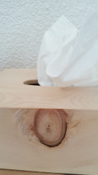 Holzbox Arve für Kosmetiktücher